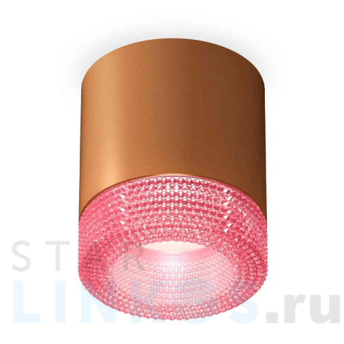 Купить с доставкой Комплект накладного светильника Ambrella light Techno Spot XS7404030 SCF/PI кофе песок/розовый (C7404, N7193) в Туле