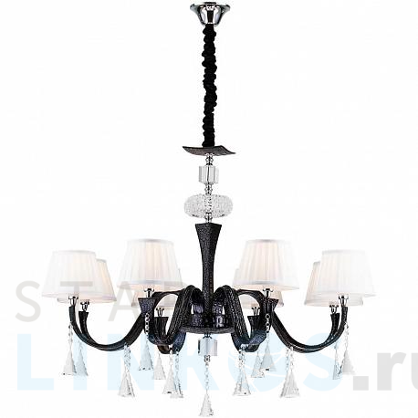 Купить Подвесная люстра Lucia Tucci Pelle Nerre 120.8 за 85 790 руб. в Туле фото 2 Купить с доставкой Подвесная люстра Lucia Tucci Pelle Nerre 120.8 в Туле фото 2