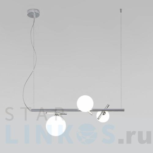 Купить Подвесная люстра Eurosvet Salut 50382/3 хром за 10 800 руб. в Туле Купить с доставкой Подвесная люстра Eurosvet Salut 50382/3 хром в Туле