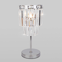 Купить Настольная лампа Eurosvet Elegante 01136/1 хром/прозрачный хрусталь Strotskis в Туле
