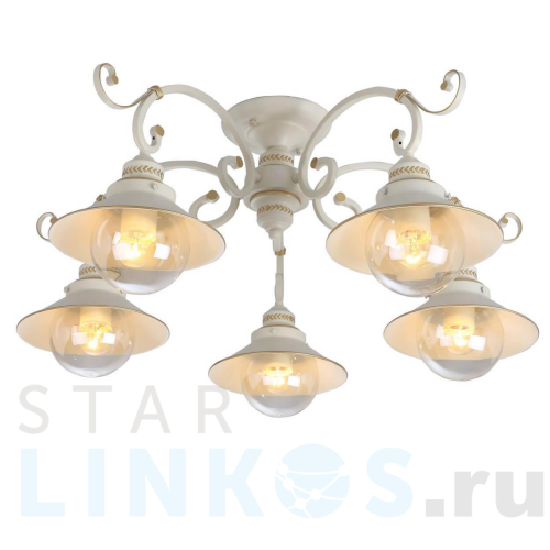 Купить Потолочная люстра Arte Lamp 7 A4577PL-5WG за 19 990 руб. в Туле Купить с доставкой Потолочная люстра Arte Lamp 7 A4577PL-5WG в Туле