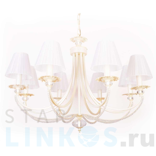 Купить Подвесная люстра Abrasax Josephine 3007/8(creampearl) за 26 570 руб. в Туле Купить с доставкой Подвесная люстра Abrasax Josephine 3007/8(creampearl) в Туле