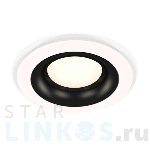 Купить с доставкой Комплект встраиваемого светильника Ambrella light Techno Spot XC7621002 SWH/PBK белый песок/черный полированный (C7621, N7011) в Туле