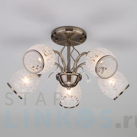 Купить Подвесная люстра Eurosvet 30026/5 античная бронза за 10 300 руб. в Туле фото 2 Купить с доставкой Подвесная люстра Eurosvet 30026/5 античная бронза в Туле фото 2