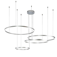 Купить Подвесной светодиодный светильник Indigo Galass 14001/4P Silver V000016L в Туле