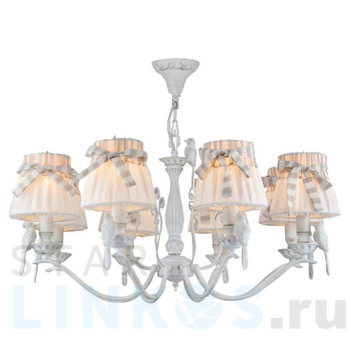 Купить Подвесная люстра Maytoni Bird ARM013-08-W за 43 490 руб. в Туле Купить с доставкой Подвесная люстра Maytoni Bird ARM013-08-W в Туле