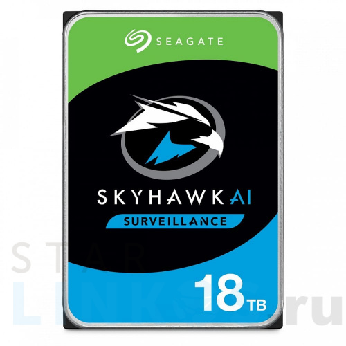 Купить 3.5" HDD 18 Тбайт Seagate SkyHawk AI ST18000VE002 за 75 426 руб. в Туле Купить с доставкой 3.5" HDD 18 Тбайт Seagate SkyHawk AI ST18000VE002 в Туле
