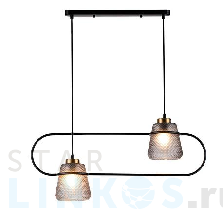 Купить Подвесной светильник Indigo Astratto 11016/2P Black V000157 за 15 860 руб. в Туле фото 2 Купить с доставкой Подвесной светильник Indigo Astratto 11016/2P Black V000157 в Туле фото 2