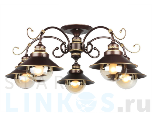 Купить Потолочная люстра Omnilux OML-50407-05 за 16 680 руб. в Туле Купить с доставкой Потолочная люстра Omnilux OML-50407-05 в Туле