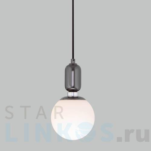 Купить с доставкой Подвесной светильник Eurosvet Bubble 50151/1 черный жемчуг в Туле