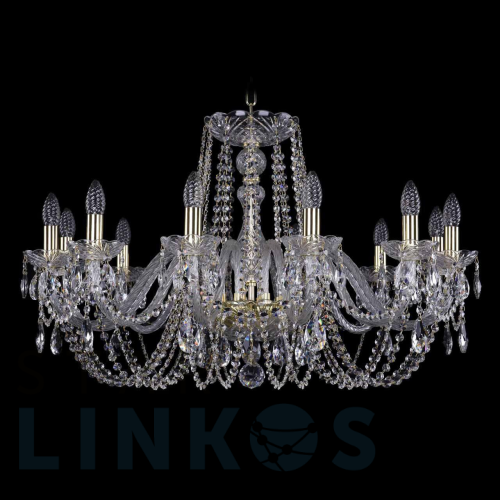 Купить Подвесная люстра Bohemia Ivele 1402/12/300 G за 58 858 руб. в Туле Купить с доставкой Подвесная люстра Bohemia Ivele 1402/12/300 G в Туле