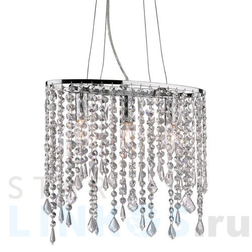 Купить Подвесной светильник Ideal Lux Rain Sp3 Trasparente 008349 за 35 570 руб. в Туле Купить с доставкой Подвесной светильник Ideal Lux Rain Sp3 Trasparente 008349 в Туле