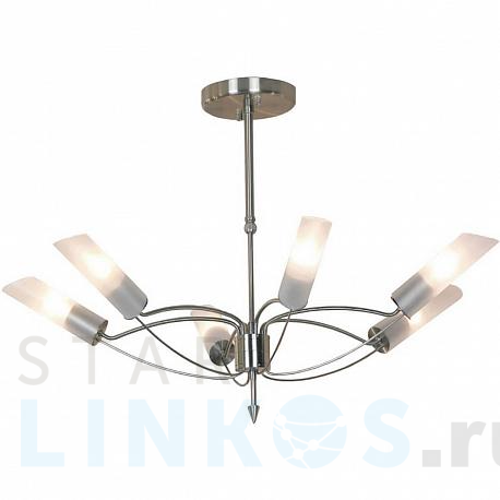 Купить Подвесная люстра Lussole Lano GRLSA-2813-06 за 9 431 руб. в Туле фото 2 Купить с доставкой Подвесная люстра Lussole Lano GRLSA-2813-06 в Туле фото 2