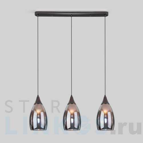 Купить с доставкой Подвесной светильник Eurosvet Cosmic 50285/3 черный жемчуг в Туле