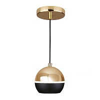 Купить Подвесной светодиодный светильник Elektrostandard DLS023 9W 4200K черный/золото a047804 в Туле