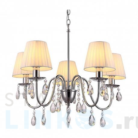 Купить Подвесная люстра Arte Lamp A9123LM-5CC за 13 990 руб. в Туле фото 2 Купить с доставкой Подвесная люстра Arte Lamp A9123LM-5CC в Туле фото 2