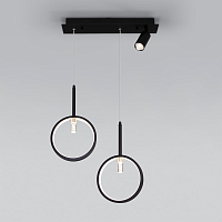 Купить Подвесной светодиодный светильник Eurosvet Verge 90249/3 черный в Туле