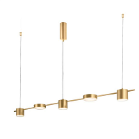 Купить Подвесной светодиодный светильник Crystal Lux Tristan SP5 L1200 Gold в Туле