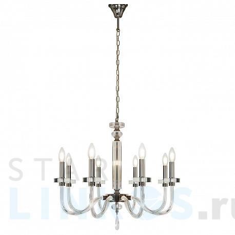 Купить Подвесная люстра iLamp Vibe P9474-8 Nickel за 42 390 руб. в Туле фото 2 Купить с доставкой Подвесная люстра iLamp Vibe P9474-8 Nickel в Туле фото 2