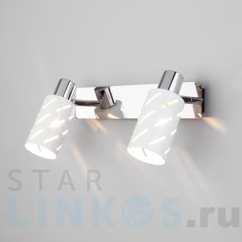 Купить Спот Eurosvet Fente 20090/2 белый/хром за 4 620 руб. в Туле Купить с доставкой Спот Eurosvet Fente 20090/2 белый/хром в Туле