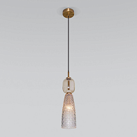 Купить Подвесной светильник Eurosvet Glossy 50211/1 янтарный в Туле