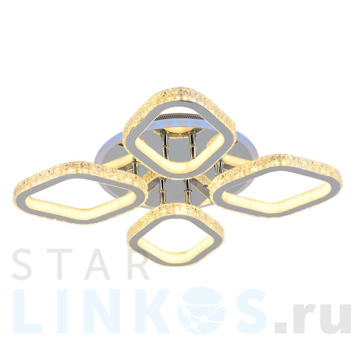 Купить Потолочная светодиодная люстра Profit Light 8044/4 CHR за 7 106 руб. в Туле Купить с доставкой Потолочная светодиодная люстра Profit Light 8044/4 CHR в Туле