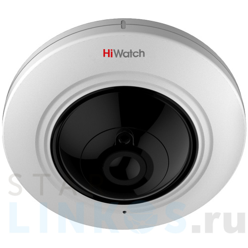 Купить с доставкой HD-TVI камера 5Мп HiWatch DS-T501 с объективом «рыбий глаз», аудио и ИК-подсветкой EXIR в Туле
