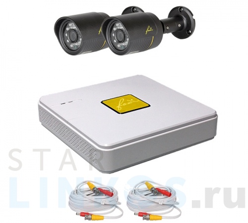 Купить Комплект видеонаблюдения FOX TVR K-4.2-1 TVI/CVI/AHD 1.0 Mp за 8 500 руб. в Туле Купить с доставкой Комплект видеонаблюдения FOX TVR K-4.2-1 TVI/CVI/AHD 1.0 Mp в Туле