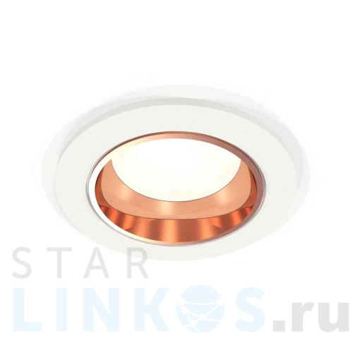 Купить с доставкой Комплект встраиваемого светильника Ambrella light Techno Spot XC6512005 SWH/PPG белый песок/золото розовое полированное (C6512, N6114) в Туле