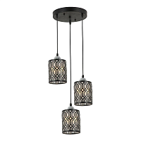 Купить Подвесная люстра IMEX MD.6145-3-P BK+CH в Туле