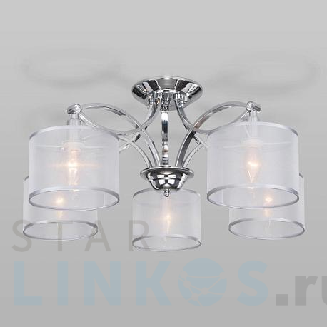 Купить Потолочная люстра Eurosvet Fabiola 60124/5 хром Smart за 24 300 руб. в Туле фото 2 Купить с доставкой Потолочная люстра Eurosvet Fabiola 60124/5 хром Smart в Туле фото 2