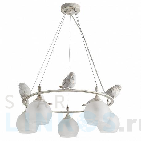 Купить Подвесная люстра Arte Lamp Gemelli A2150SP-5WG за 17 990 руб. в Туле фото 2 Купить с доставкой Подвесная люстра Arte Lamp Gemelli A2150SP-5WG в Туле фото 2