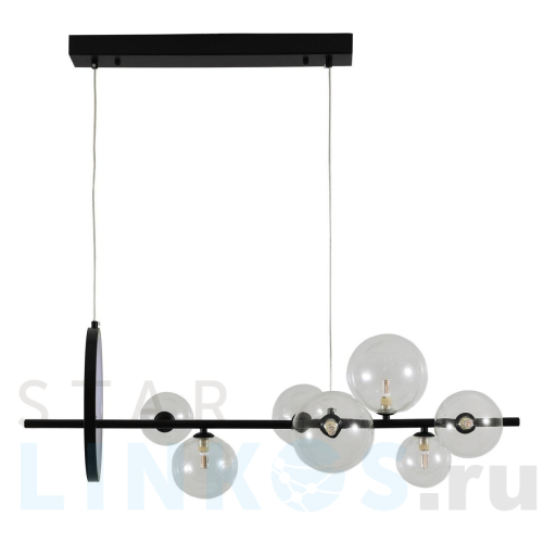 Купить Подвесная люстра Gerhort G51225/7+1BK CL за 17 900 руб. в Туле Купить с доставкой Подвесная люстра Gerhort G51225/7+1BK CL в Туле
