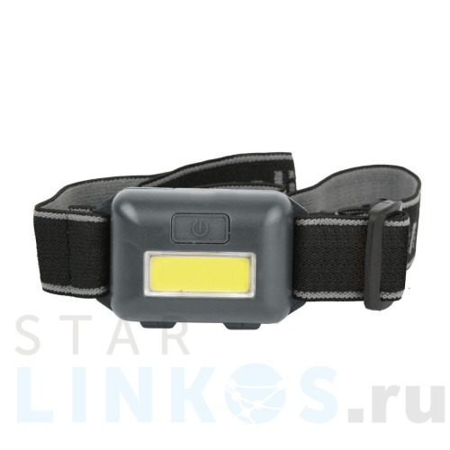 Купить с доставкой Налобный светодиодный фонарь Ultraflash Headlite от батареек 90х40 49 лм LED5356 14641 в Туле