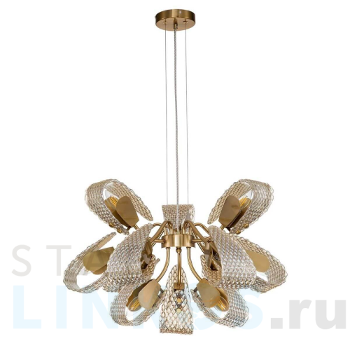 Купить Подвесная люстра Indigo Fless 11033/12P Amber V000344 за 65 550 руб. в Туле Купить с доставкой Подвесная люстра Indigo Fless 11033/12P Amber V000344 в Туле