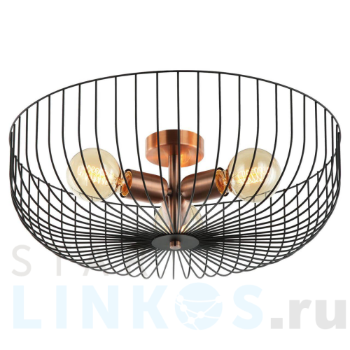 Купить Потолочная люстра Lussole Loft Brooks GRLSP-8250 за 12 884 руб. в Туле Купить с доставкой Потолочная люстра Lussole Loft Brooks GRLSP-8250 в Туле