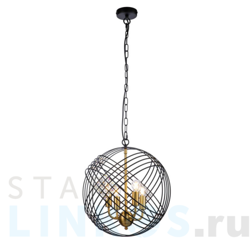 Купить Подвесной светильник Indigo Fresco 10001/4P Black V000102 за 37 620 руб. в Туле Купить с доставкой Подвесной светильник Indigo Fresco 10001/4P Black V000102 в Туле