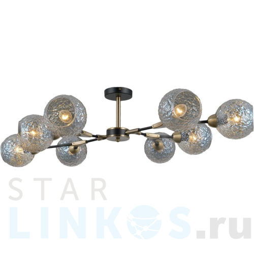 Купить с доставкой Потолочная люстра Illumico IL0253-8CSQ-79 BK AB в Туле