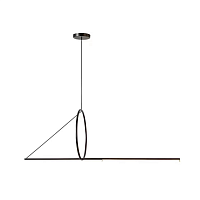 Купить Подвесной светодиодный светильник iLedex Zoom 8075P/S-18W-3000K MBK-WH в Туле