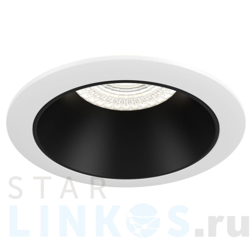 Купить с доставкой Встраиваемый светильник Maytoni Technical Share DL051-1WB (DL051-01W+DLA051-03B) в Туле