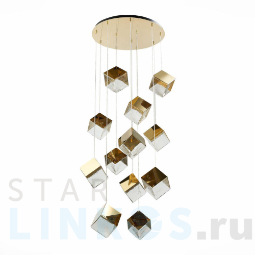 Купить Подвесная люстра ST Luce Riello SL1182.203.12 за 135 100 руб. в Туле Купить с доставкой Подвесная люстра ST Luce Riello SL1182.203.12 в Туле