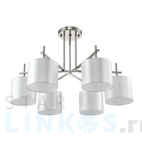 Купить Потолочная люстра Crystal Lux Sergio PL6 Nickel за 23 900 руб. в Туле фото 2 Купить с доставкой Потолочная люстра Crystal Lux Sergio PL6 Nickel в Туле фото 2