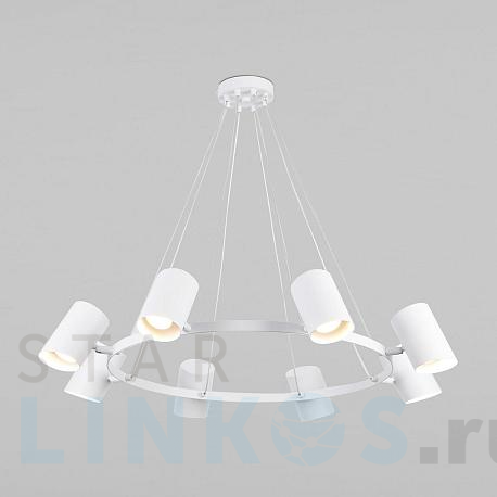 Купить Подвесная люстра Eurosvet Splay 70147/8 белый за 32 600 руб. в Туле фото 2 Купить с доставкой Подвесная люстра Eurosvet Splay 70147/8 белый в Туле фото 2