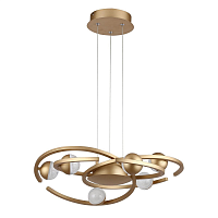 Купить Подвесная светодиодная люстра Gerhort G61244/6GD GD+WT в Туле