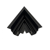 Купить Угловой коннектор 45° для встраиваемого однофазного шинопровода Maytoni Technical Gravity TRA010CLS-42B в Туле