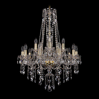 Купить Подвесная люстра Bohemia Ivele 1415/10+5/220/h-86 G в Туле