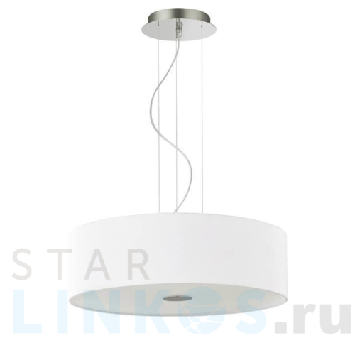 Купить Подвесной светильник Ideal Lux Woody SP5 Bianco 103242 за 46 800 руб. в Туле Купить с доставкой Подвесной светильник Ideal Lux Woody SP5 Bianco 103242 в Туле
