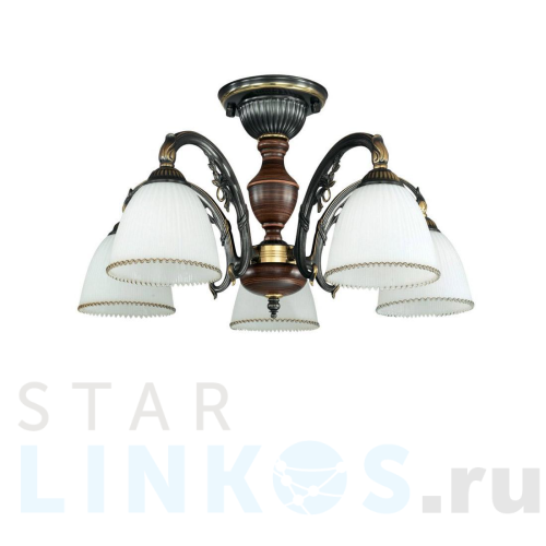 Купить Потолочная люстра Reccagni Angelo PL.3800/5 за 56 732 руб. в Туле Купить с доставкой Потолочная люстра Reccagni Angelo PL.3800/5 в Туле