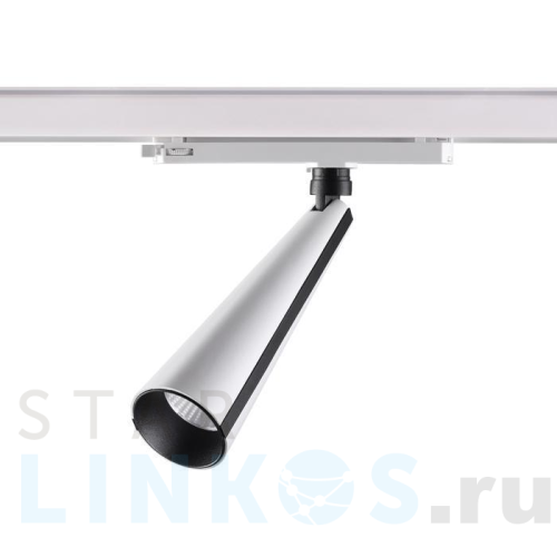 Купить Трековый трехфазный светодиодный светильник Novotech Port Zeus 358173 за 2 600 руб. в Туле Купить с доставкой Трековый трехфазный светодиодный светильник Novotech Port Zeus 358173 в Туле
