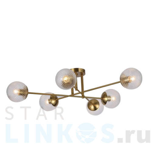 Купить Потолочная люстра F-Promo Wiggly 3052-6P за 18 900 руб. в Туле Купить с доставкой Потолочная люстра F-Promo Wiggly 3052-6P в Туле